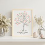 wedding fingerprint tree