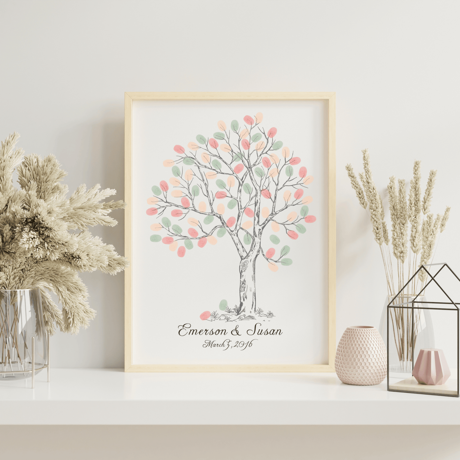 wedding fingerprint tree