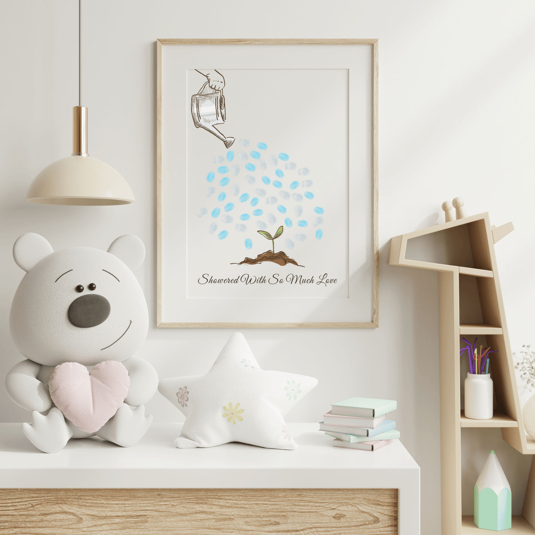 unique baby shower guest book