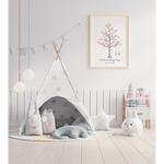 baby shower fingerprint tree