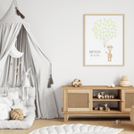 Giraffe Fingerprint Balloons