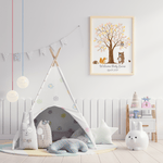 woodland themed baby shower gift