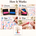 How to use a pumpkin gender reveal fingerprint tree guest book