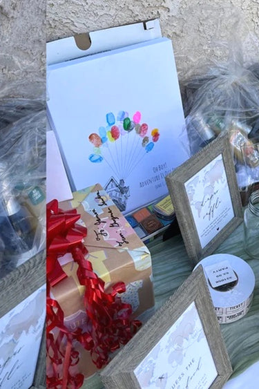 Customer review photo of personalized fingerprint balloons guest book poster