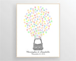hot air balloon guest book 